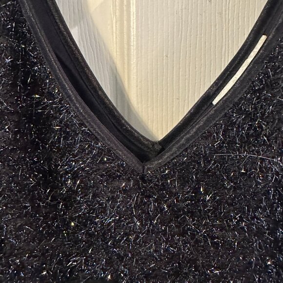 Cache Full Length Black Evening Dress with "sparkly" top. Size M - Picture 3 of 6